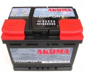 Akumulator AKUMA Komfort 12V 60Ah 510A L2 60