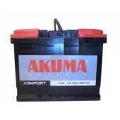 Akumulator AKUMA Komfort 12V 55Ah 480A L2 55